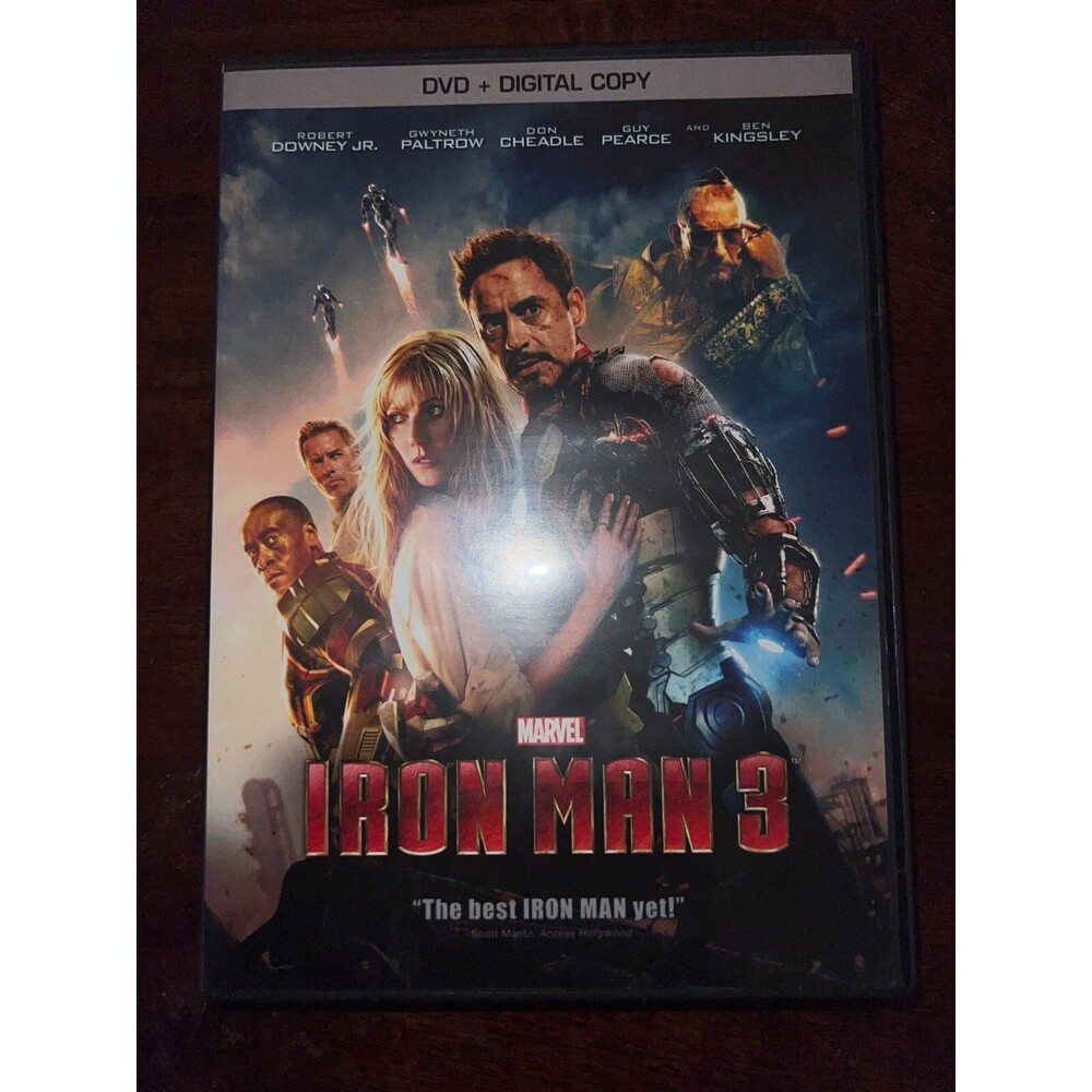 Iron Man 3 (DVD, 2013) Marvel Robert Downey Jr Superhero